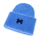 リボンアンゴラビーニー  / Ribbon Angora Beanie