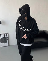 プリントオーバーフーディ / HOOD Printed Over Hoodie (3 colors)