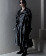 [自主製作] LUCAS leather trench coat 2 color (6678768746614)
