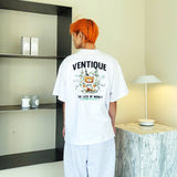 マネーベアTシャツ/ VENTIQUE Money Bear T-shirt 3color