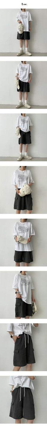 ペーパー3/4レンスカーゴショーツ / Paper 3/4 length Cargo shorts