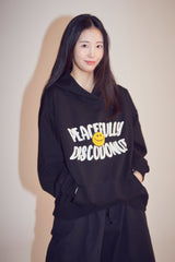 ピースフルスマイルパーカー_bk