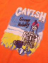 スノーウィホリデースウェットシャツ/SNOWY HOLIDAY SWEATSHIRT ORANGE(CV2CFUM465A)