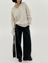 RajVネックニット/Raj V-neck Knit (6color)