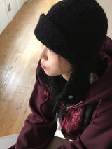 Noya ニット ロースト栗耳ドリ トルーパー ハット