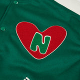 バーシティージャケット / NOKO Varsity Jacket♡ Green