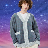 ボウクル2トーンカーディガン / Boucle two tone cardigan