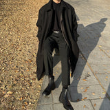 セイントローブウールヒデンマックコート / Saint Robe Wool Hidden MacCourt (black)