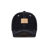 VA Square Denim Label Ballcap / Black Blue