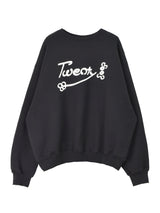 フローラルスウェットシャツ/FLORAL SWEATSHIRT