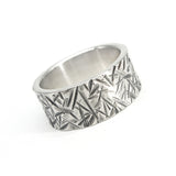 ラフ9シルバーリング / Rough9 silver ring (4596807762038)