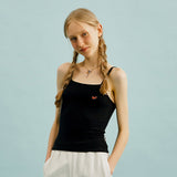 スモールチェリースタンダードスリープレス２枚セット／SMALL CHERRY STANDARD SLEEVELESS 2 PACK [BLACK]