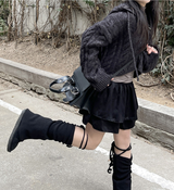 トッポギフードカーディガン / Tteokbokki hooded cardigan