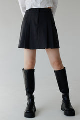 グランドプリーツスカート/Ground Pleated Skirt (2color)