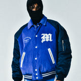 [UNISEX] リバーシブルロゴアップリケコットンコーデュロイボンバージャケット