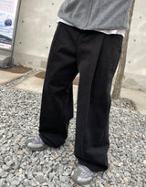 Peach wide pants