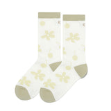 チェリープラネットパターンソックス / CHERRY PLANT PATTERN SOCKS [IVORY]