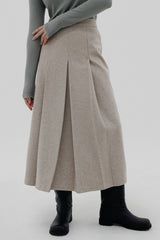 グリースプリーツスカート / Gleise pleated skirt (3color)