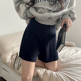リブドドローストリングショーツ / Ribbed Drawstring Shorts