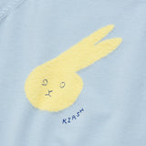 WITTY BUNNY FACE POINT KNIT [LIGHT BLUE]
