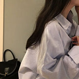 [BELLIDE MADE] オックスフォードストライプボーイフィットシャツ