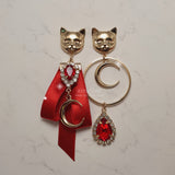 レッドウィザードリーピアス / Melbie The Cat Series - Red Wizardry Piercing
