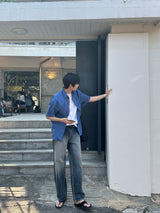 トニ―ハイデンシティー半袖シャツ/Tony High Density Short-Sleeved Shirts (4 colors)