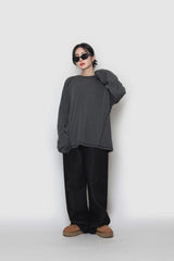 Beazy snap raw pants