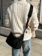 ローワーツイストセミジップアップニットウェア / Lower Twisted Semi-Zip-Up Knitwear (4 colors)