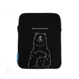 [EZwithPIECE] POLAR BEAR TABLET POUCH (BLACK) (6554913210486)
