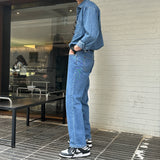 シグルーズフィットデニムパンツ/LMN Sig Loose Fit Denim Pants (4 colors)
