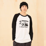 DANGEROUS Raglan long-sleeved T-Shirt (WHITE) MENS