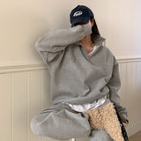 [BELLIDE MADE] TONE UP DOUBLE SIDE RAISED HALF NECK SWEAT
