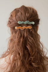 Wavy marble hairpin (2colors)