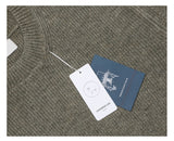 LMN Cashmere Hatch Round Knitwear (12 colors)