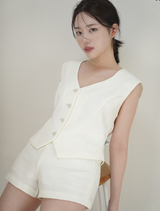 イネスベスト / lnes vest - white