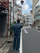 ログブラッシュデニムパンツ