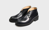 Cowhide Desert Boots Box Black