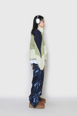 トリプルカラードジップアップ / triple-colored zip-up