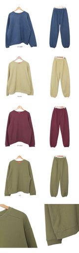ウールオーバーピーチスウェットシャツ / wool over peach sweatshirt