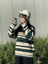 Lion Border Round Knit (3color)