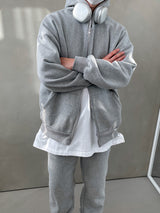 All Day Special Cotton 2 Way Hood Zip Up (7color)