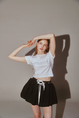 フリルミニシャーリングスカート