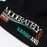モデレートリービーニー / MODERATELY BEANIE - BLACK