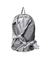 Knotted Backpack (Nylon-silver)