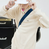 オーバーフィットスウェットシャツ/OVERFIT SWEAT SHIRT-CREAM