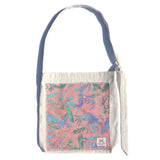 [Patchwork Canvas Bag] Banana Leaves - Pale Pink (6625180975222)