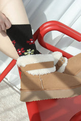 flower pattern socks