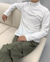 ルーニースパンデックスタートルネックTシャツ / YM Rooney Spandex Turtleneck T-Shirt (3 colors)