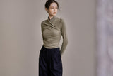 ウールツイルセットアップパンツ/WOOL TWILL SETUP PANTS_NAVY